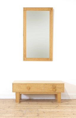 Lot 351 - A burr maple low cabinet