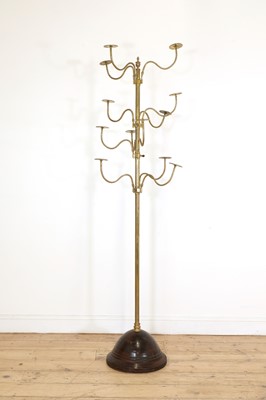 Lot 546 - A gilt metal milliner's advertising display stand