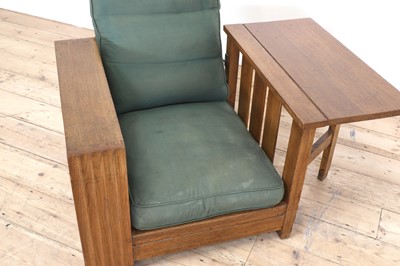 Lot 129 - An Heal's oak library chair