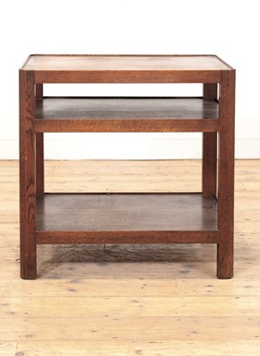 Lot 130 - An octagonal oak side table
