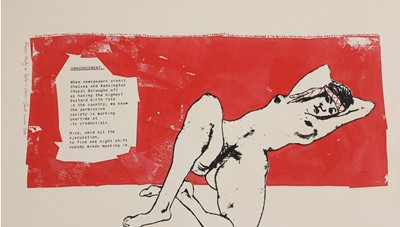 Lot 379 - A counter culture poster poem by Jack London