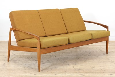 Lot 354 - A Danish teak 'Paper Knife' settee
