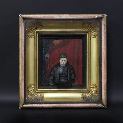 Lot 104 - A Regency waxwork portrait