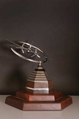 Lot 125 - An Art Deco chrome 'Mosquito' centrepiece