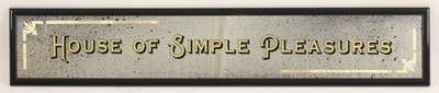 Lot 554 - 'House of Simple Pleasures'
