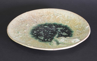Lot 67 - A French glazed stoneware dish
