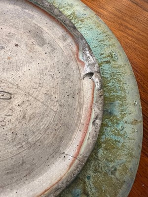Lot 67 - A French glazed stoneware dish