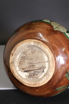 Lot 71 - A Brantjes Faïence de Purmerende art pottery vase