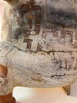 Lot 312 - An Omagua figural pottery funerary vessel