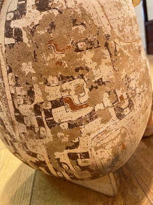 Lot 312 - An Omagua figural pottery funerary vessel