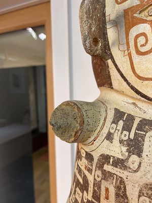 Lot 312 - An Omagua figural pottery funerary vessel
