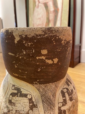 Lot 312 - An Omagua figural pottery funerary vessel