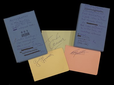 Lot 225 - The Beatles: autographs