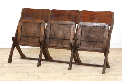 Lot 198 - A set of three mahogany and beech folding 'Drifter' chairs