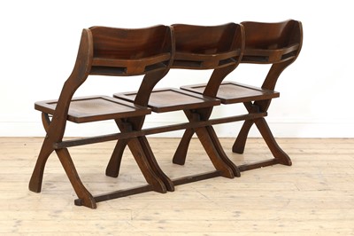 Lot 198 - A set of three mahogany and beech folding 'Drifter' chairs