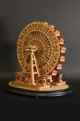 Lot 500 - A Victorian papier mâché and card model