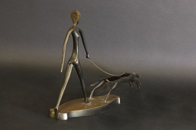 Lot 186 - A bronze sculpture, 'Diana the Huntress'