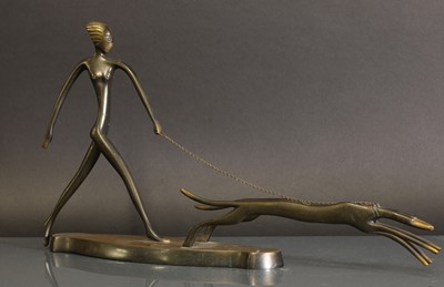 Lot 186 - A bronze sculpture, 'Diana the Huntress'