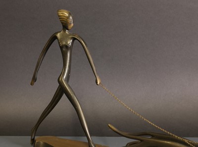 Lot 186 - A bronze sculpture, 'Diana the Huntress'
