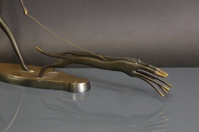 Lot 186 - A bronze sculpture, 'Diana the Huntress'