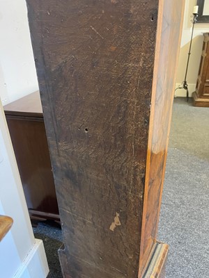 Lot 455 - A William and Mary oyster-veneered olive wood, walnut and marquetry longcase clock