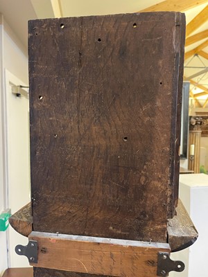 Lot 455 - A William and Mary oyster-veneered olive wood, walnut and marquetry longcase clock