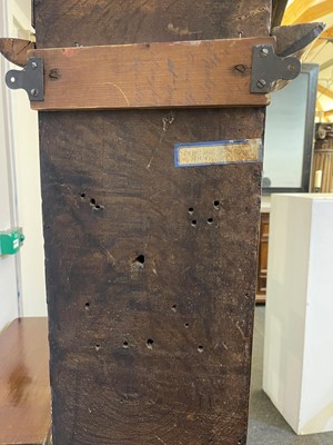 Lot 455 - A William and Mary oyster-veneered olive wood, walnut and marquetry longcase clock
