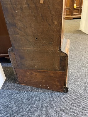Lot 455 - A William and Mary oyster-veneered olive wood, walnut and marquetry longcase clock