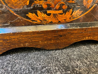 Lot 455 - A William and Mary oyster-veneered olive wood, walnut and marquetry longcase clock