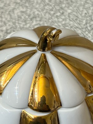 Lot 135 - An Austrian Augarten 'Melon' mocha set