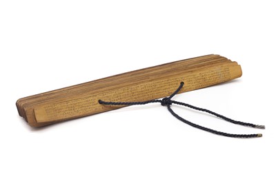 Lot 91 - A Burmese palm leaf manuscript