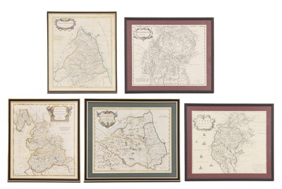 Lot 14 - Five MORDEN MAPS - The LAKES & Surrounding