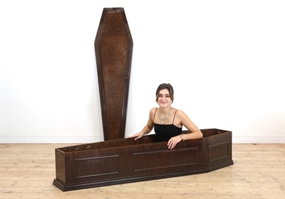 Lot 276 - A rare full-sized Bakelite coffin