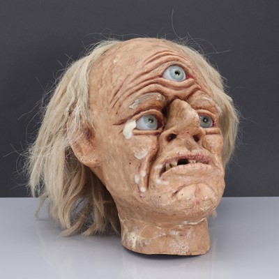 Lot 105 - A waxwork head