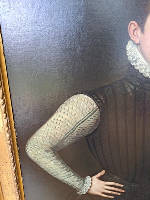 Lot 3 - Circle of Giovanni Battista Moroni (Italian, 1520-1578)