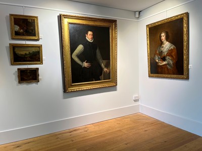 Lot 3 - Circle of Giovanni Battista Moroni (Italian, 1520-1578)