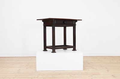 Lot 57 - A walnut side table