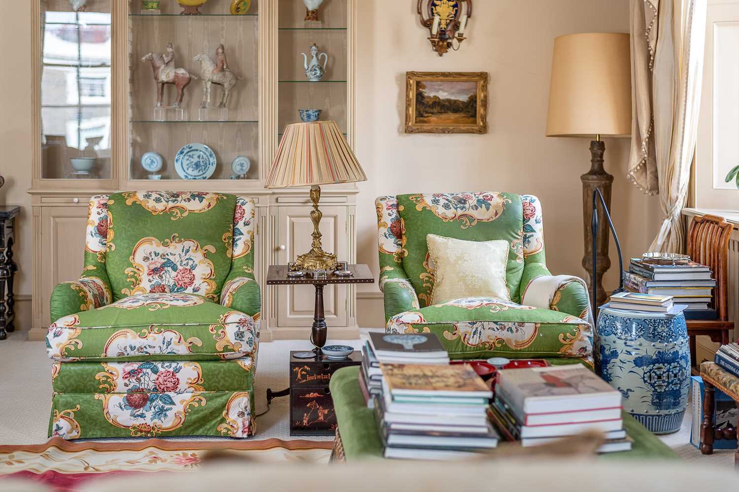 Lot 23 - A pair of 'St. James' armchairs by Kingcome