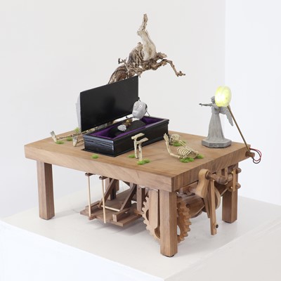 Lot 83 - A contemporary 'Dracula' whirligig