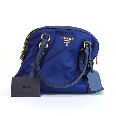 Lot 323 - A Prada Bauletto Tessuto Saffiano nylon bag