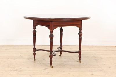 Lot 10 - An Aesthetic Movement mahogany centre table