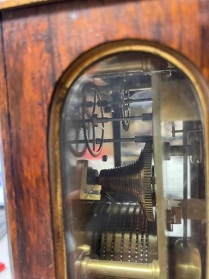 Lot 107 - A small George IV rosewood library clock by Vulliamy of London