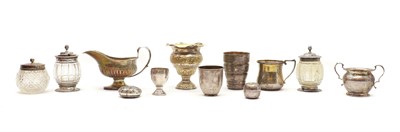 Lot 44 - A collection of silver items