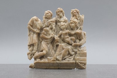 Lot 270 - A Nottingham alabaster plaque