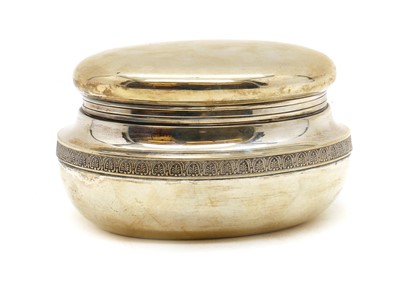 Lot 51 - A silver box