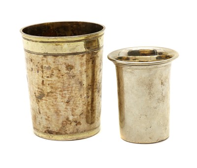 Lot 34 - A silver cup
