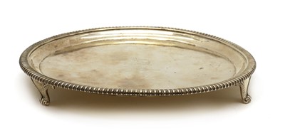 Lot 47 - A George III silver waiter