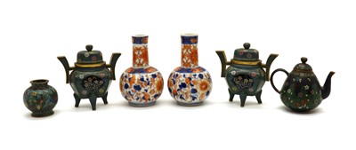 Lot 183 - A collection of Japanese cloisonné