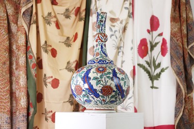 Lot 171 - A Samson porcelain Iznik-style bottle vase