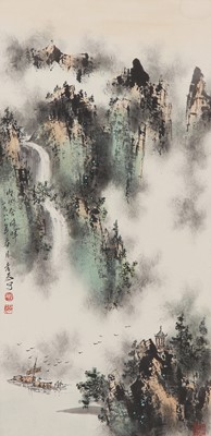 Lot 60A - A Chinese hanging scroll